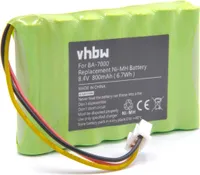 vhbw Akku kompatibel mit Brother PT PT7600VP, PT-7600, PT-7600VP, PT7600 Drucker Kopierer Scanner Etiketten-Drucker (800 mAh, 8,4 V, NiMH)