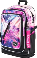 Baagl Schulrucksack für Mädchen mit Laptopfach und Reflektierenden Elementen (Abstract)