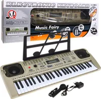 Keyboard s režimom výučby pre deti 5+ Stojan s mikrofónom - model č. 807