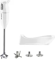 ESGE Zauberstab Cordless PRO, 2500 mAh Li-Ion Akku Stabmixer, Pürierstab, kabellos, bis zu 15.500 U/min, Eintauchtiefe 29 cm (weiß) 95300