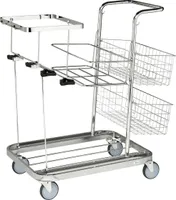 Kongamek Reinigungswagen verzinkt 770x550x1000mm für 25l-Säcke