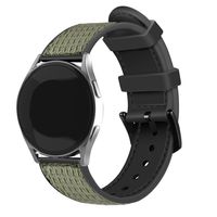 Strap-it Samsung Galaxy Watch Active Nylon-Hybridarmband (Grün)
