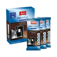 3-pak wkładów filtrujących Melitta Pro Aqua do w pełni automatycznych ekspresów do kawy Melitta
