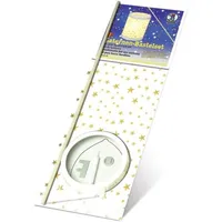 Laternen-Bastelset 3 Sternchentransparentpapier 20x15,3cm