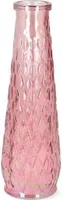 Vase Dekovase Tischvase Blumenvase Kunstvase Glasvase  ARCHIE Glasvase rosa 6,5x22 cm HOMLA