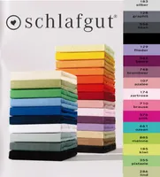 Schlafgut Spannbetttuch 15001-BASIC, 90/190-100/200cm, Mako-Jersey, Farben:174-zartrosa
