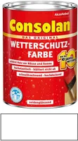 Consolan Wetterschutzfarbe weiss 201 5L Holzfarbe Deckfarbe