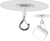 Beautigeir Deckenhaken, Haken Selbstklebend, Ohne Bohren Handtuchhaken, Transparent Haken Wasserdicht Wandhaken