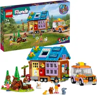 LEGO 41735 Friends Mobiles Haus, Camping-Spielzeug mit Auto, Tieren und Mini-Puppen Leo, Paisley & Liann im Wald, Geschenk zum Geburtstag aus der Serie 2023