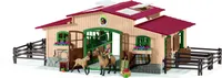 Konská stajňa Schleich s koňmi a príslušenstvom