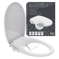 Dusch WC Taharet Doppeldüsen Toiletten Bidet für Toilette Intimdusche Weiß 