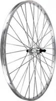 Koło do roweru szosowego Tylne koło 28 cali Srebrne aluminium 7-biegowe do obręczy śrubowej