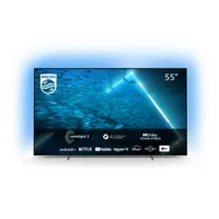 Philips 55OLED707 TV 55 Zoll 4K HDR Smart TV Sprachsteuerung Ambilight EEK: G