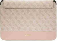 Guess 4G Stripe Metal Logo Computer Sleeve 14" Pink