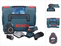 Bosch GSS 12V-13 Professional Akku Schwingschleifer 12 V + 1x Akku 2,0 Ah + L-BOXX - ohne Ladegerät