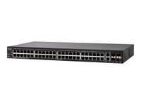 Cisco SG350-52 gemanaged L3 Gigabit Ethernet (10/100/1000) 1U Schwarz