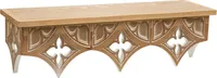WANDERLUST DECO Braunes Holzregal 60x18x17h cm