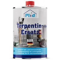 Plid Terpentinersatz 1L / Reinigungs-Verdünnungsmittel, Reinigungsmittel für Farbe - und Schmutzfleck Entfernung