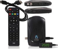 Anadol HD 777 1080p HDTV digitaler Mini Sat Receiver - energiesparender Full HD Minireceiver mit PVR Aufnahmefunktion Timeshift - Minisatreceiver mit vorinstallierten Astra Sendern - 12V Camping