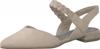 MARCO TOZZI Damen Sling Sandaletten Blockabsatz Schnalle 2-29412-28, Größe:37 EU, Farbe:Beige