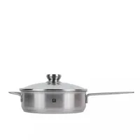 Zwilling Twin Nova Sauteuse 24 cm mit Deckel – 2,4 L Schmortopf aus Edelstahl – Induktion geeignet – spülmaschinenfest – Kochtopf für alle Herdarten