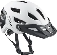 BLACK CREVICE - Damen & Herren MTB - Fahrradhelm - ENDURO | Farbe: Weiß/Schwarz | Größe: S/M (54-58 cm)