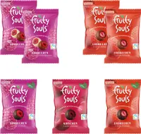 FruitySouls - Gefriergetrocknete Früchte mit Schokolade | 7 Pack (560g) | Schokolierte Früchte | Gefriergetrocknete Früchte mit knackigem Schokomantel | Schokofrüchte