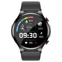 INF Smartwatch mit EKG, Puls, Blutsauerstoff, Schlafmonitor Dunkelgrau