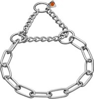 Sprenger Halskette mit Zugbegrenzung - Edelstahl Rostfrei, 4 mm, 58 cm