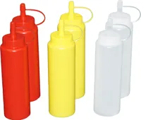 Quetschflasche Dosierflasche Dressingflasche Ketchupflasche Mayonaiseflasche Senfflasche 0,25/0,45/ 0,75/ 1 Liter QFRGT-6/26