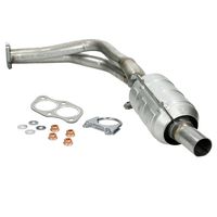 ECD Germany Katalysator inkl. Montageteile - Länge [mm]: 745 - Abgasnorm: Euro 2 - Auspuff Abgasanlage für VW Polo Coupe (86C, 80)