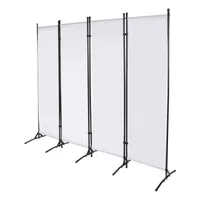 Faltbarer Raumteiler 2*1.7m Weiß  Büro Raumtrenner