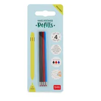 Make Mistakes Refills - 4 Refills 3-Col. Eras. Gel Pen
