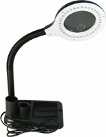 LED lampa s lupou 5X 10X Lupa Lupa Kosmetická pracovní lampa 85mm čočka Stolní lampa 11W 220V Stolní lampa (černá)