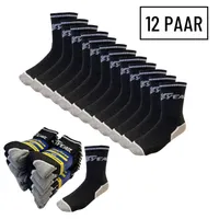 12 Paar Goodyear Working Socks Heavy Duty Arbeitssocken Soft Heel Anthrazit
