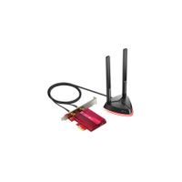 TP-LINK Archer TX3000E - Wbudowany - Bezprzewodowy - PCI Express - WLAN / Bluetooth - 2402 Mb/s - Czarny - Czerwony