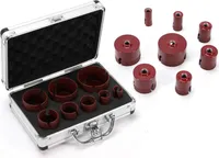 Diamantbohrer M14 Fliesenbohrer Diamant Bohrkrohnen Set 8tlg   Bohrkrone Werkzeuge    20-68mm Trocken-&Nassschneiden  für Granit Feinsteinzeug Fliesen