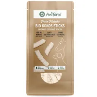 AniForte Kokos Sticks für Hunde 500g - Hunde Kokosnuss Leckerli aus biologischem Anbau, getreidefreier Hundesnack, Hundekekse aus Kokosraspeln