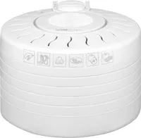 Clatronic DR 2751 Dörrautomat, 250 W mit Überhitzungsschutz, trocknet Obst, Gemüse, Kräuter, Fleisch und mehr, Variabler Einsatz, 5 stapelbare Ebenen