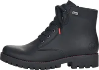 Rieker Schnürstiefel - Tiefschwarz Kunstleder Größe: 39 Normal