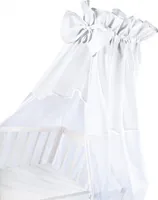 Baldachýn gf white - sieťovaný