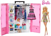 Barbie Traum Kleiderschrank mit Puppe