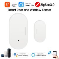 Smarter Tuer- und Fenstersensor Zigbee Wireless Connection Tuer offen/geschlossen Detektor Funktioniert mit Tuya Smart Life App Alexa Google Assistant
