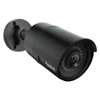 Reolink RLC-510A, 2K+ 5MP PoE vonkajšia monitorovacia kamera, detekcia osôb/aut, časozberné snímanie, nočné videnie, IP67, nahrávanie zvuku, čierna