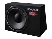 Kenwood KSC-W1200B Aufbau-Subwoofer, passiv, 1200 Watt