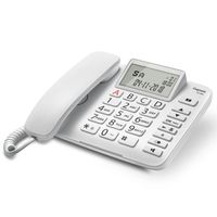 Gigaset DL380 Analoges Telefon Weiß Anrufer-Identifikation