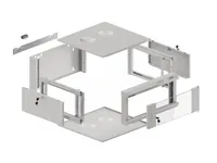 Lanberg 19" 4U 570X600 Schnellverschluss-Rack (Grau, Flat Pack) Wffa-5604-10S