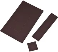EDUPLAY 240191 Magnet-Quadrate selbstklebend, schwarz, 60-teilig (1 Set)