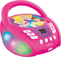 Lexibook Odtwarzacz CD Bluetooth podświetlany Księżniczki Disneya
