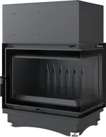 Kamineinsatz Gusseisen KRATKI ZUZIA ECO DECO rechts 12 kW Ø 200